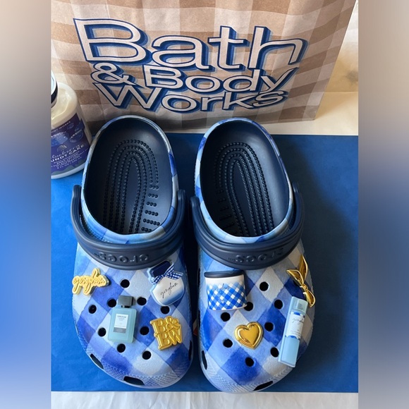 ππ€π BATH & BODY WORKS X GINGHAM CROCS BUNDLE ππ€π NWT ππ€π - Picture 13 of 16